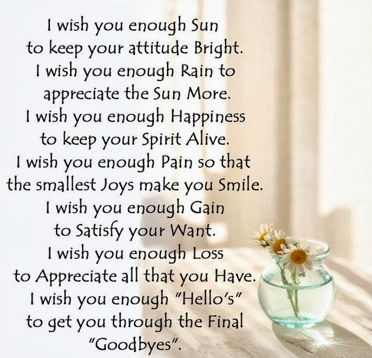i wish you enough
